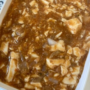 【厚揚げで】四川風味麻婆豆腐